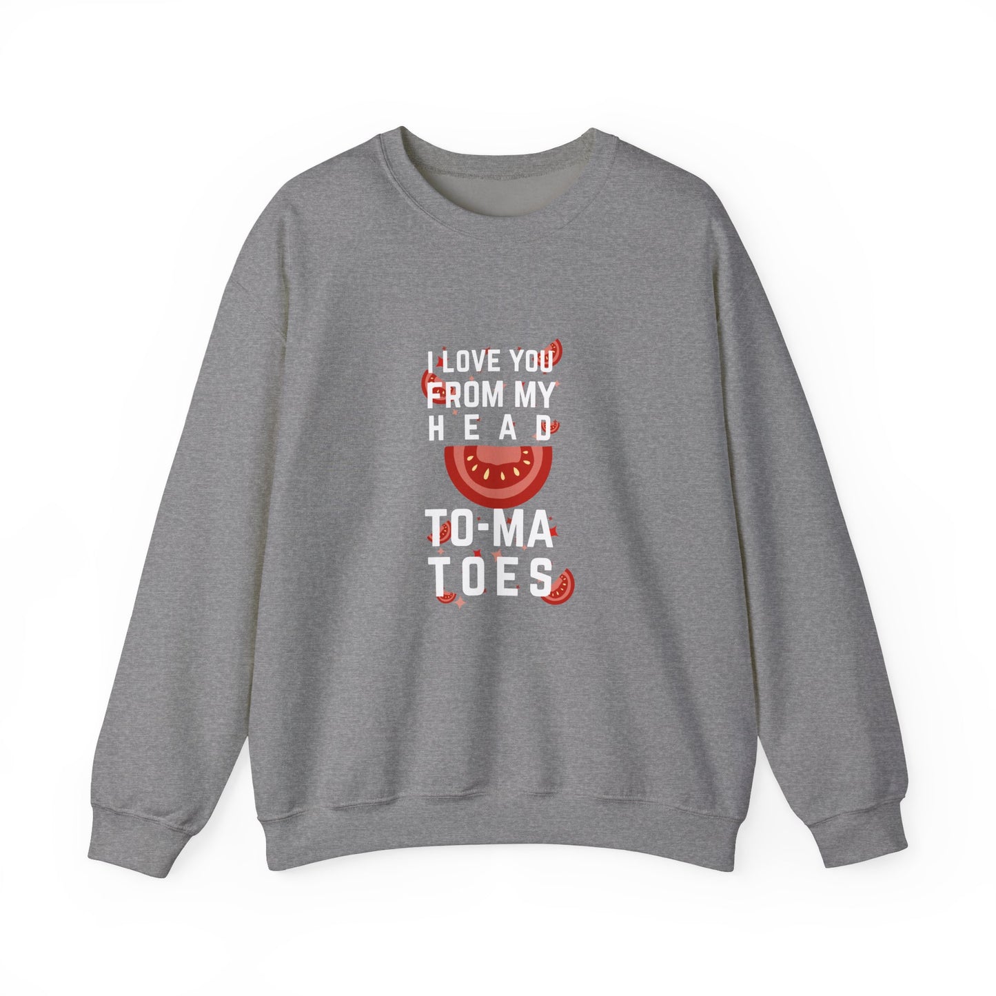 I Love You From My Head To My Toes Unisex Heavy Blend™ Crewneck Sweatshirt