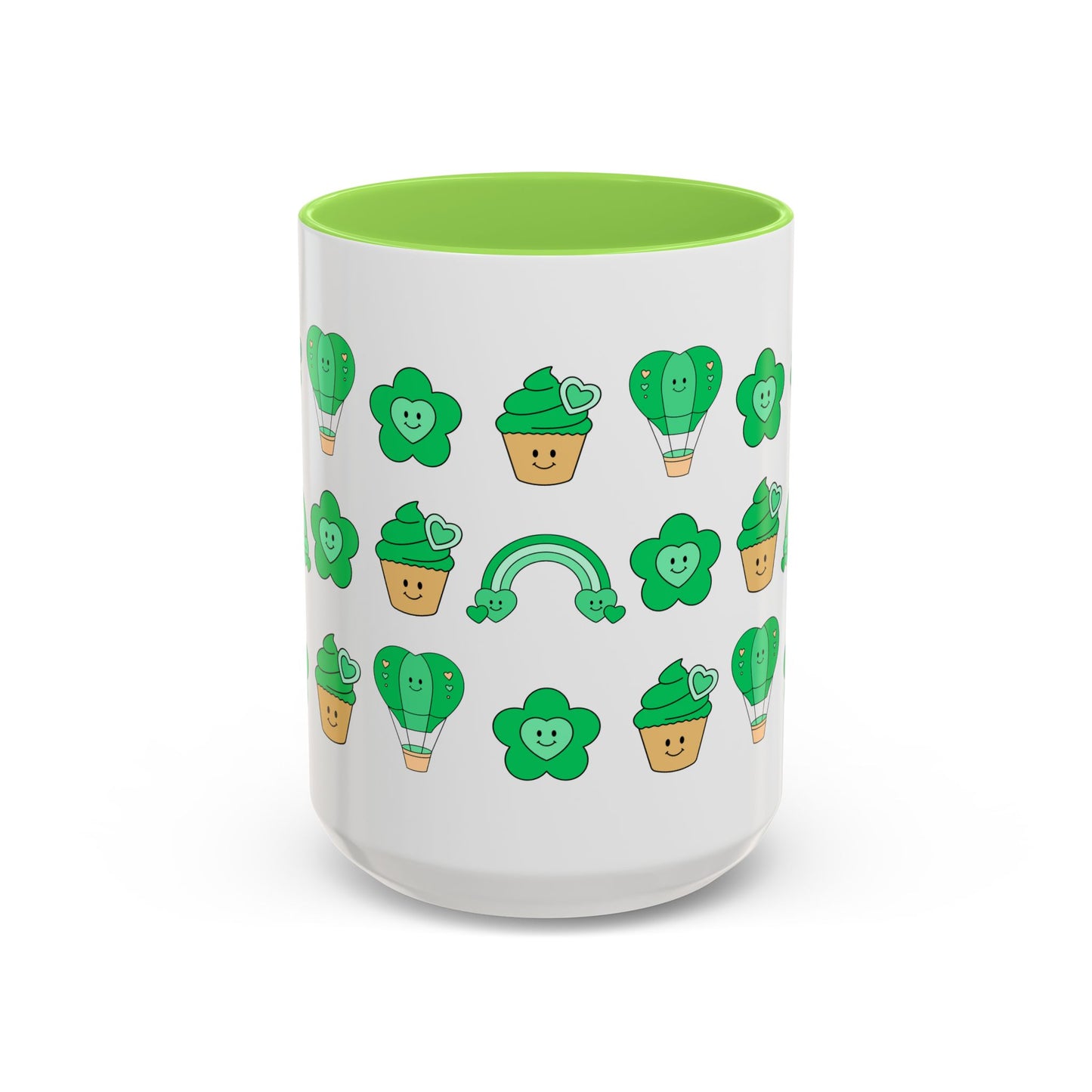 Cutesy St. Patrick's Day Coquette Colorful Mugs (11oz, 15oz)