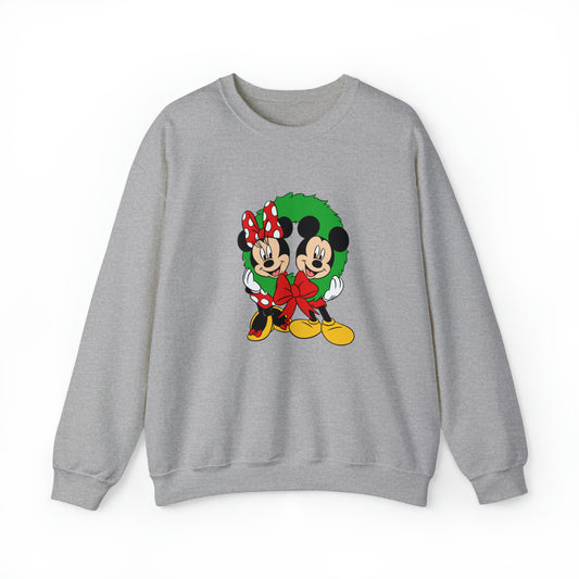 Mickey and Minnie Adult Unisex Heavy Blend™ Crewneck Sweatshirt