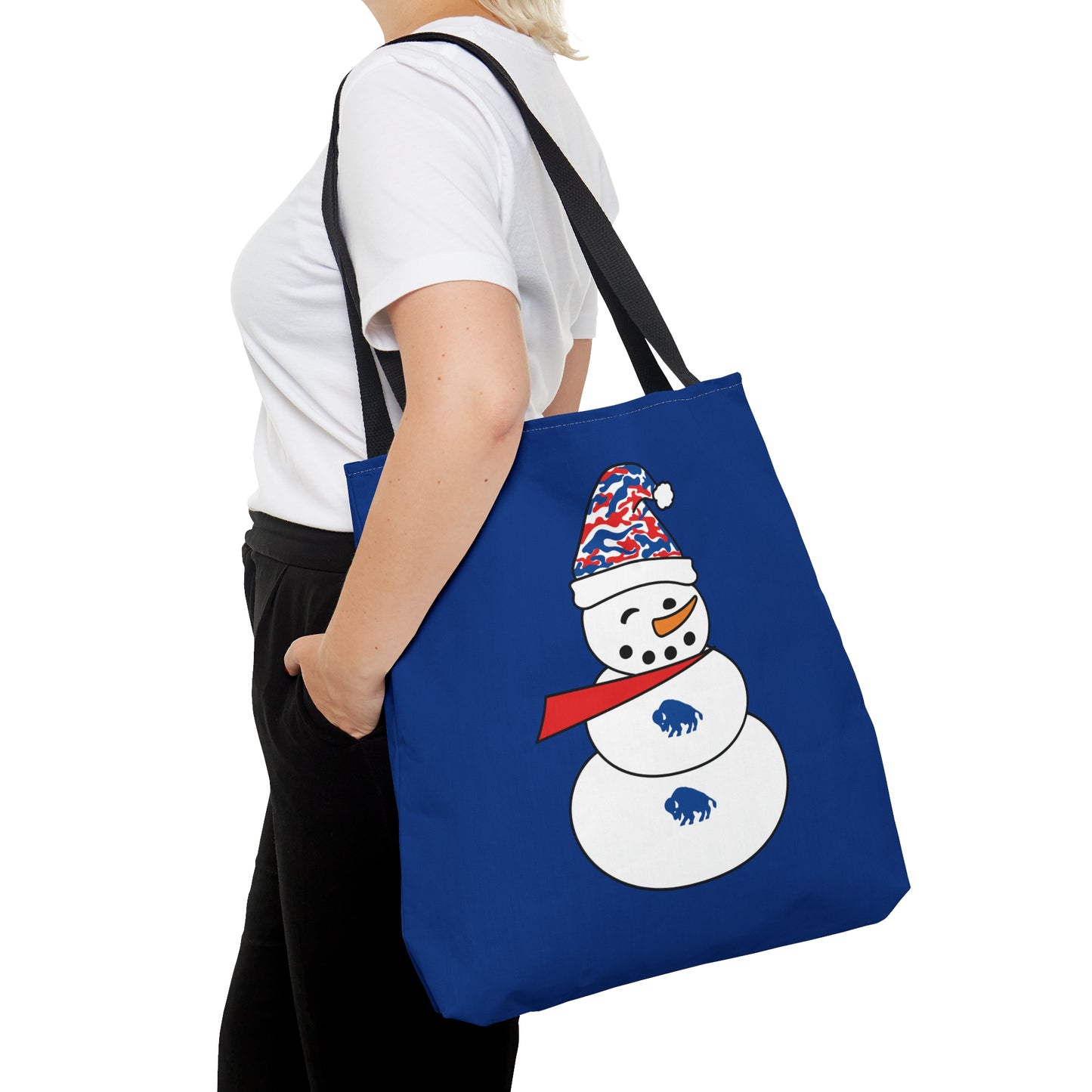 Buffalo Snowman Tote Bag (AOP)