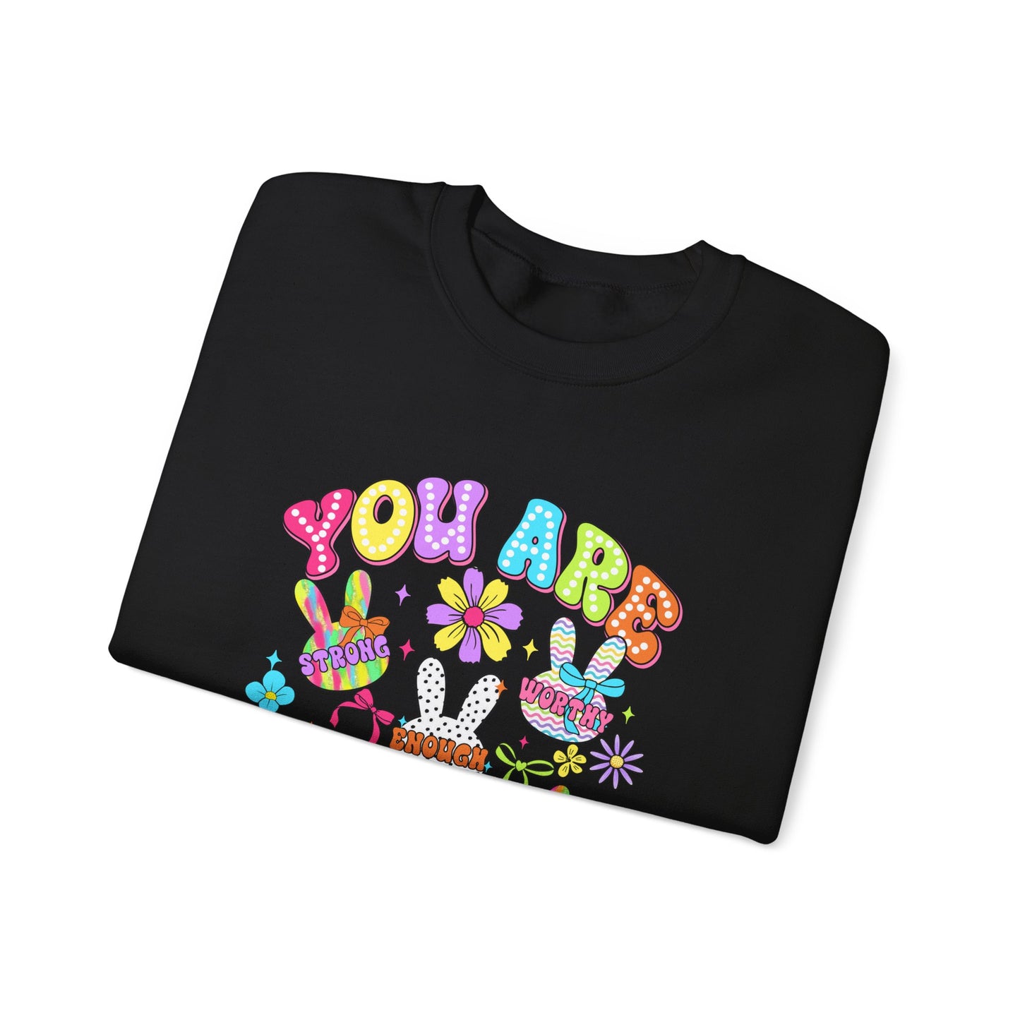 You Are Amazing Crewneck Sweatshirt - Colorful Unisex Heavy Blend™