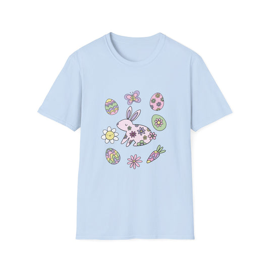 Pastel Bunny Unisex Softstyle T-Shirt