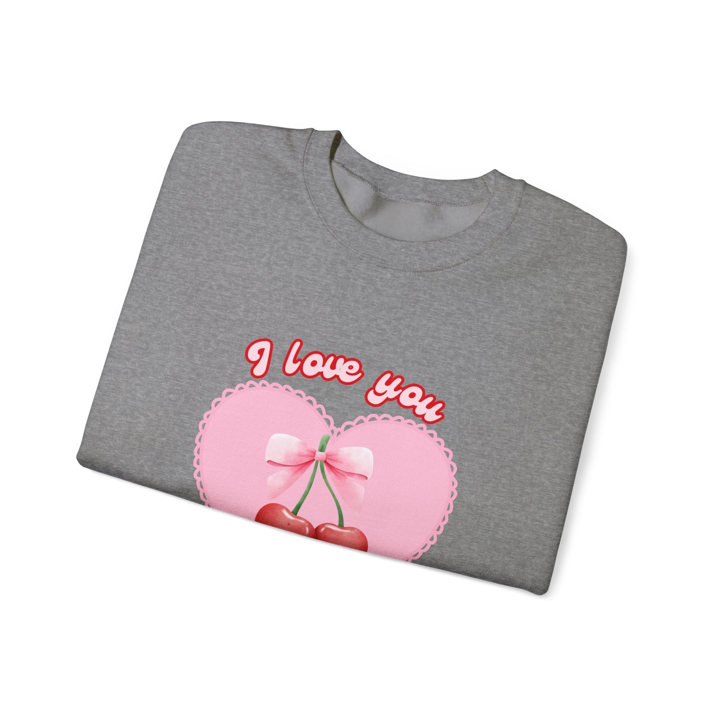 I Love You Cherry Much Unisex Heavy Blend™ Crewneck Sweatshirt