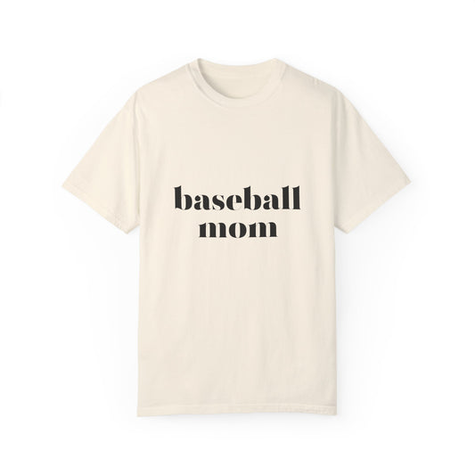 Baseball Mom Unisex Garment-Dyed T-shirt