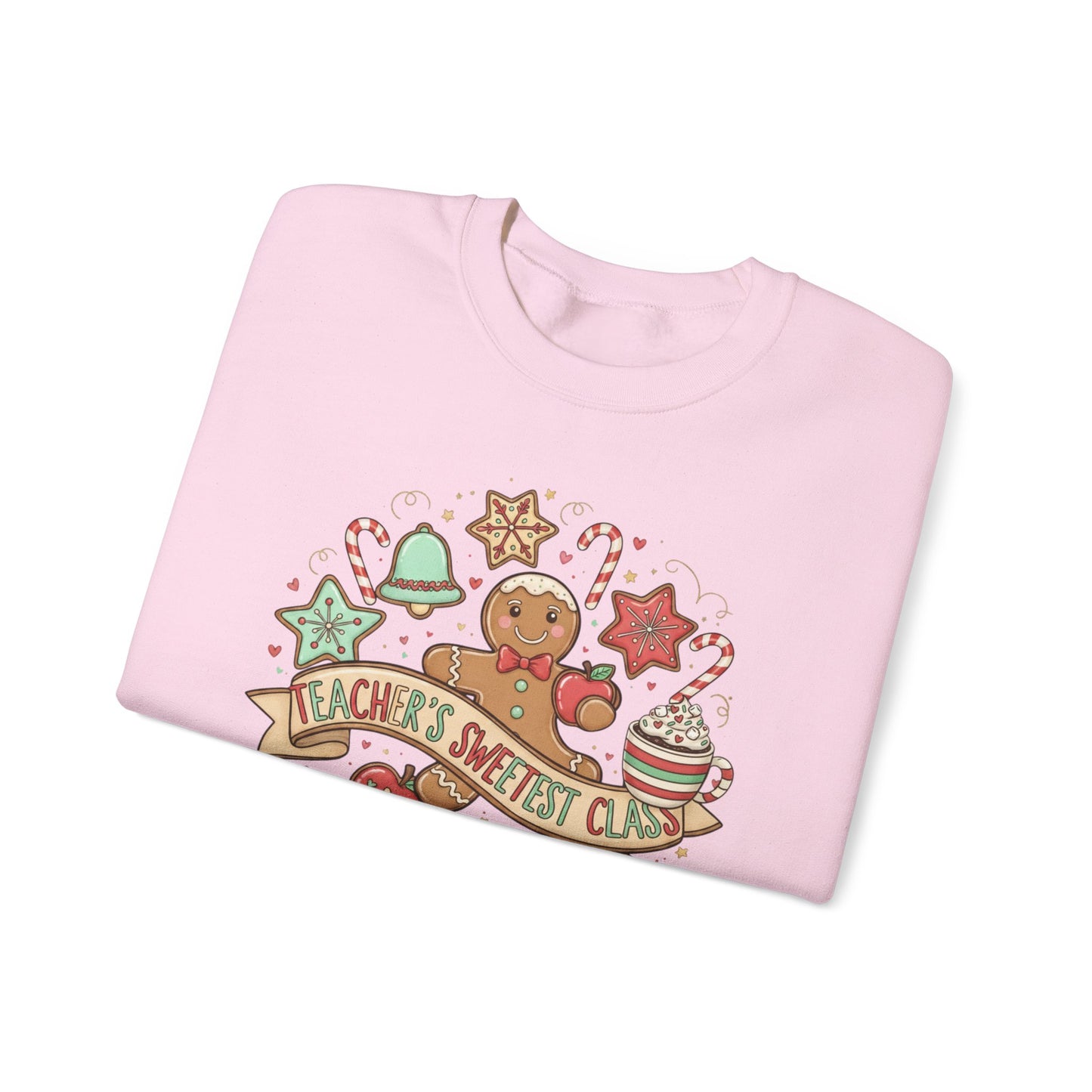 Holiday Baking Crewneck Sweatshirt — 'Baker’s Society' Gingerbread Cookie Design