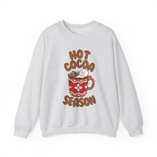 Hot Cocoa Season Unisex Heavy Blend™ Crewneck Sweatshirt