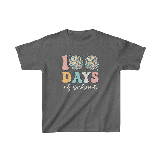 100 Days of School Disco Balls Kids Heavy Cotton™ Tee