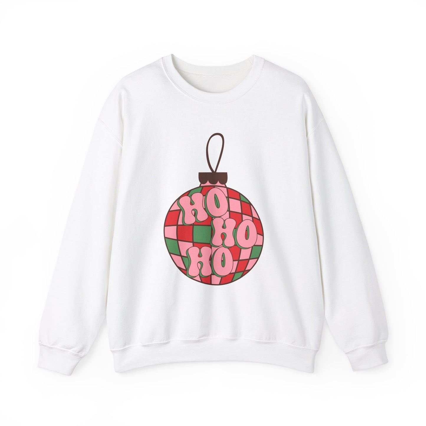 Ho Ho Ho Ornament Unisex Heavy Blend™ Crewneck Sweatshirt