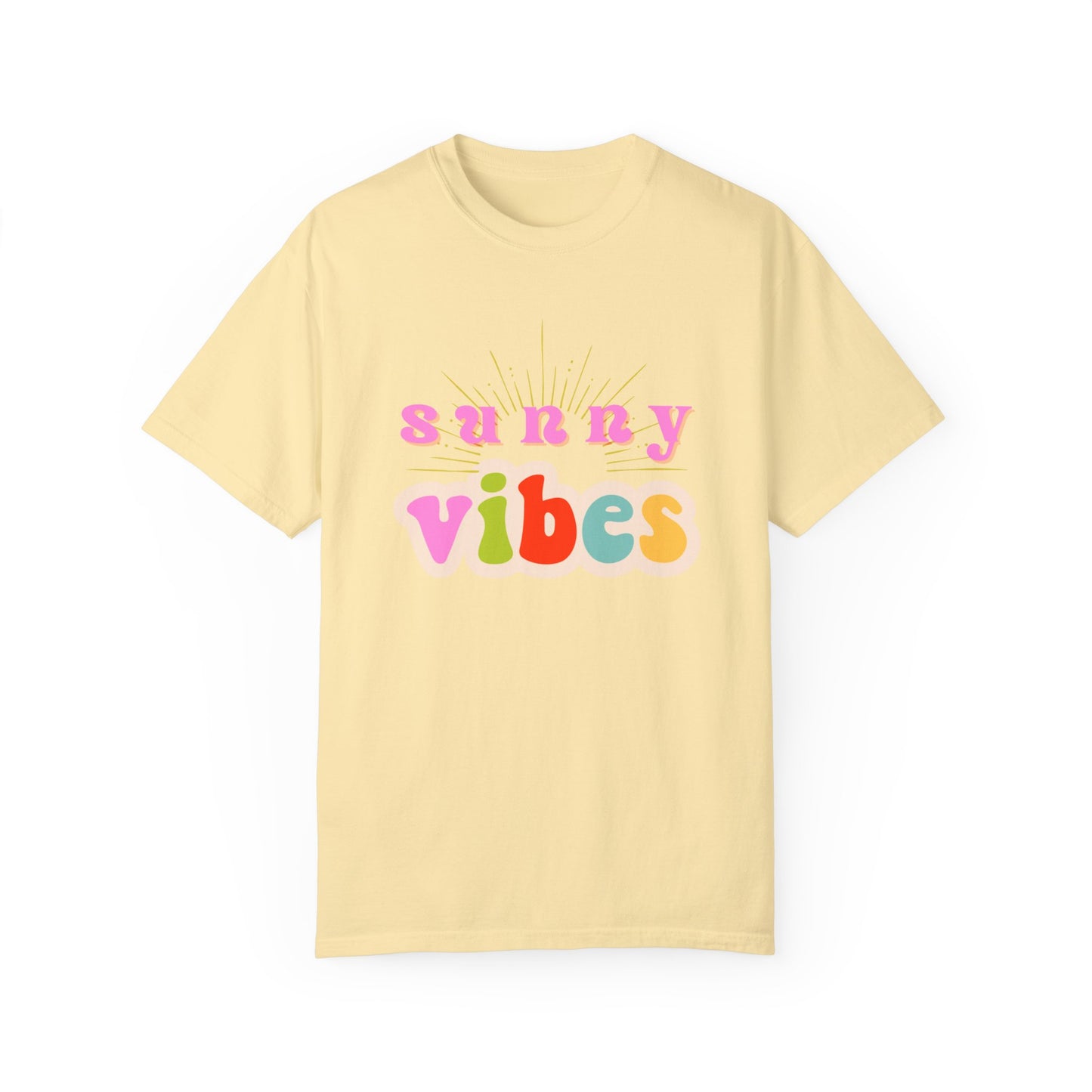 Sunny Vibes Unisex Garment-Dyed T-shirt