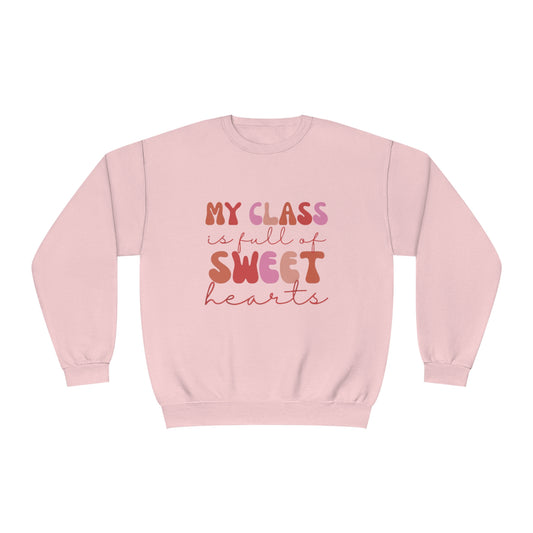 My Class is Full of Sweethearts Unisex NuBlend® Crewneck Sweatshirt