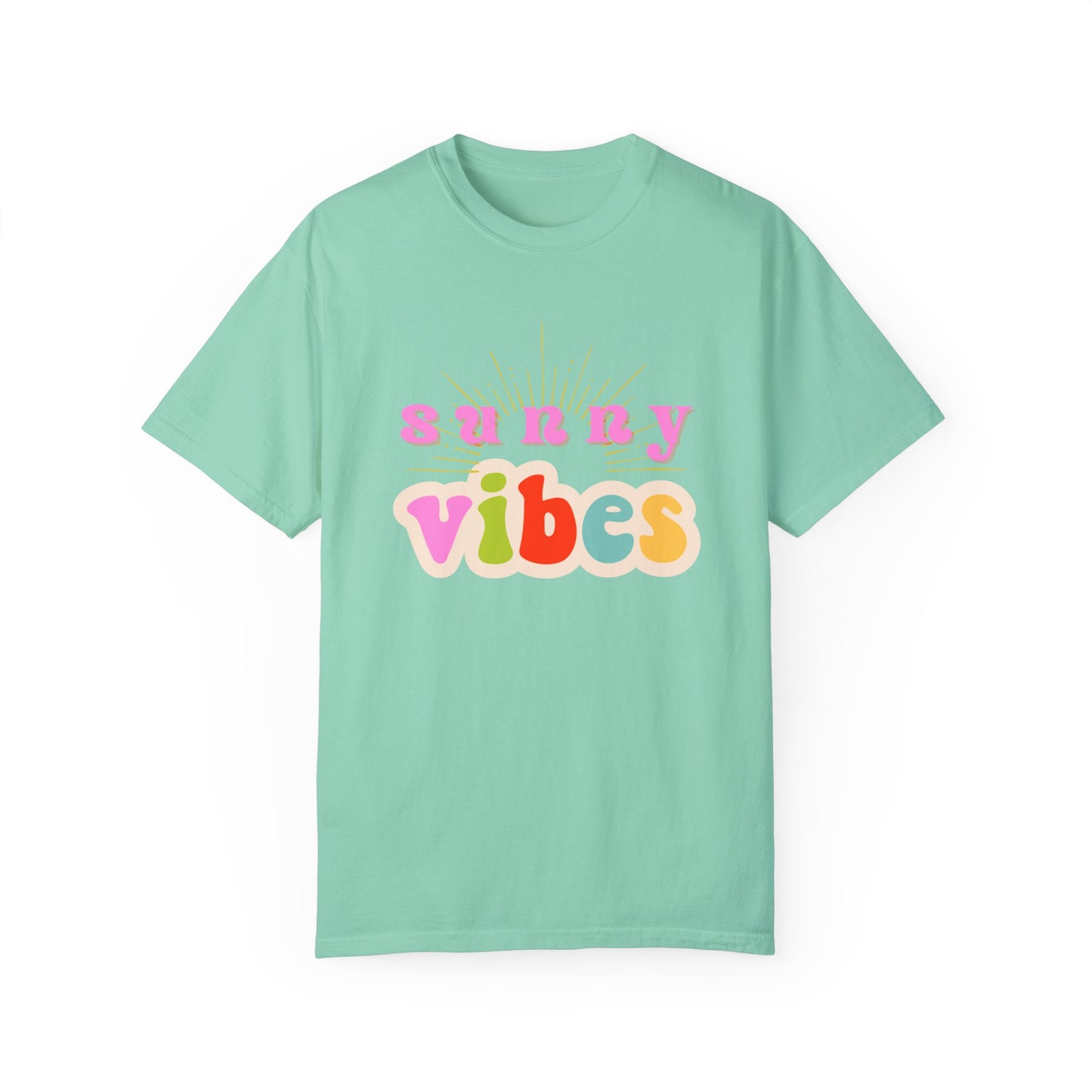 Sunny Vibes Unisex Garment-Dyed T-shirt