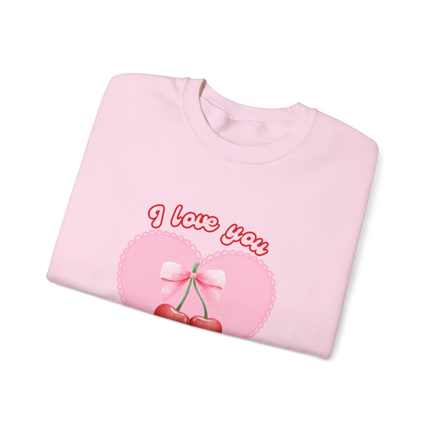 I Love You Cherry Much Unisex Heavy Blend™ Crewneck Sweatshirt