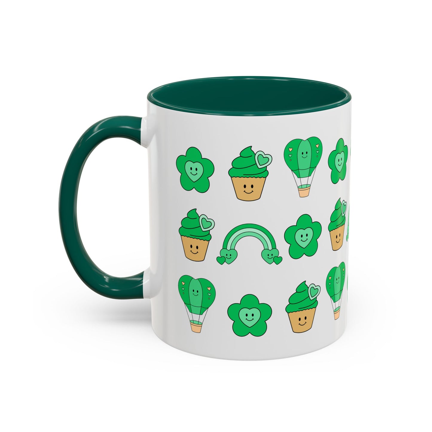 Cutesy St. Patrick's Day Coquette Colorful Mugs (11oz, 15oz)