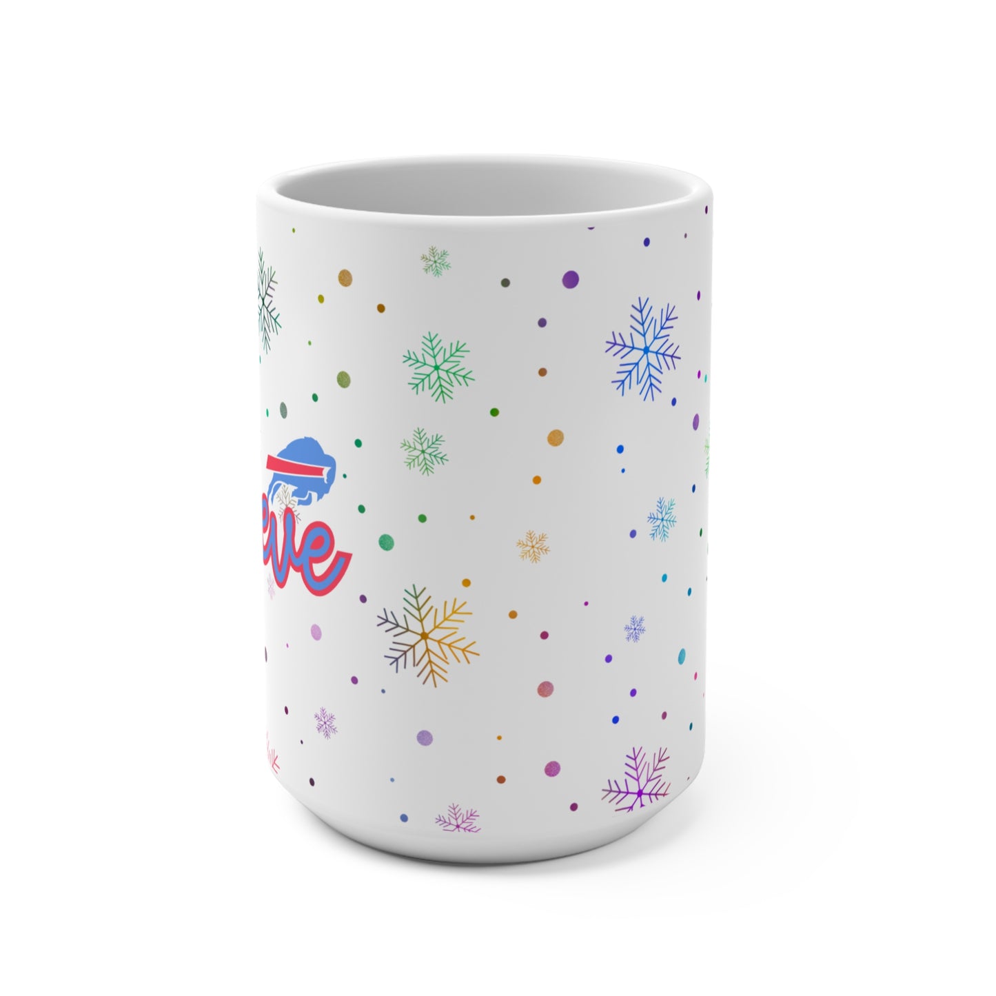 Buffalo Holiday Trees 15oz Mug —  Football Christmas Coffee Cup