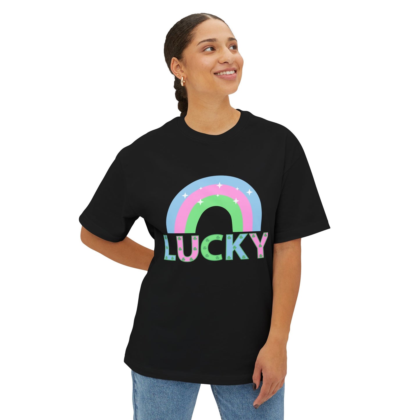 Lucky Unisex Oversized Boxy Tee