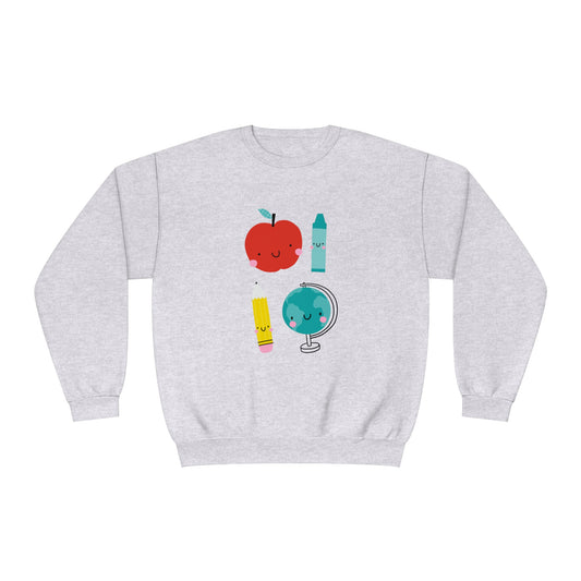 Cute Teacher Things Unisex NuBlend® Crewneck Sweatshirt