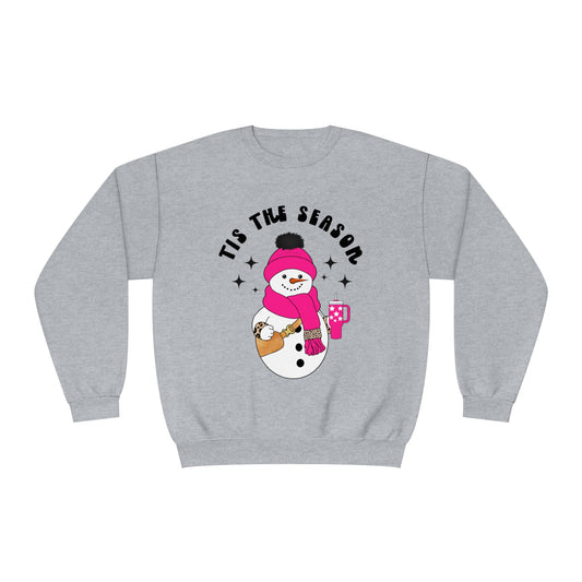 Trendy Snowman Unisex NuBlend® Crewneck Sweatshirt