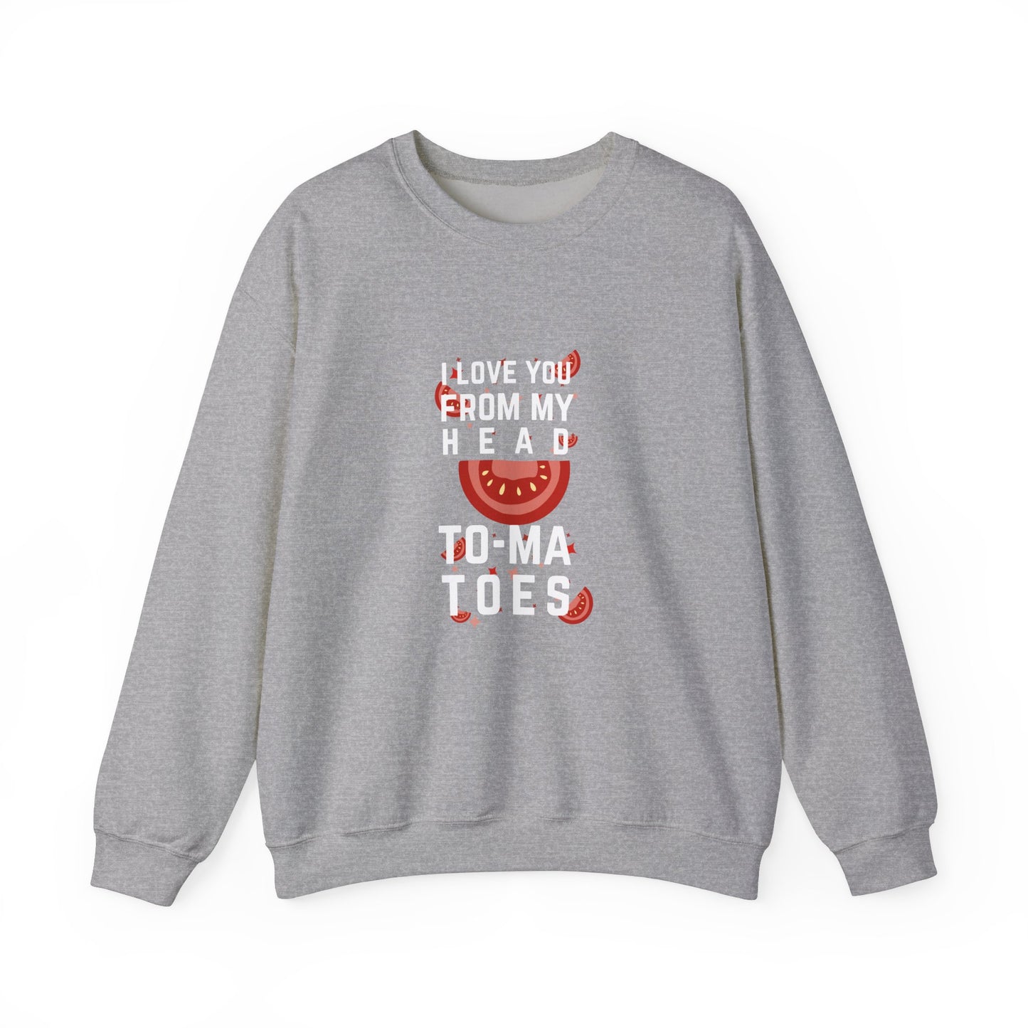 I Love You From My Head To My Toes Unisex Heavy Blend™ Crewneck Sweatshirt