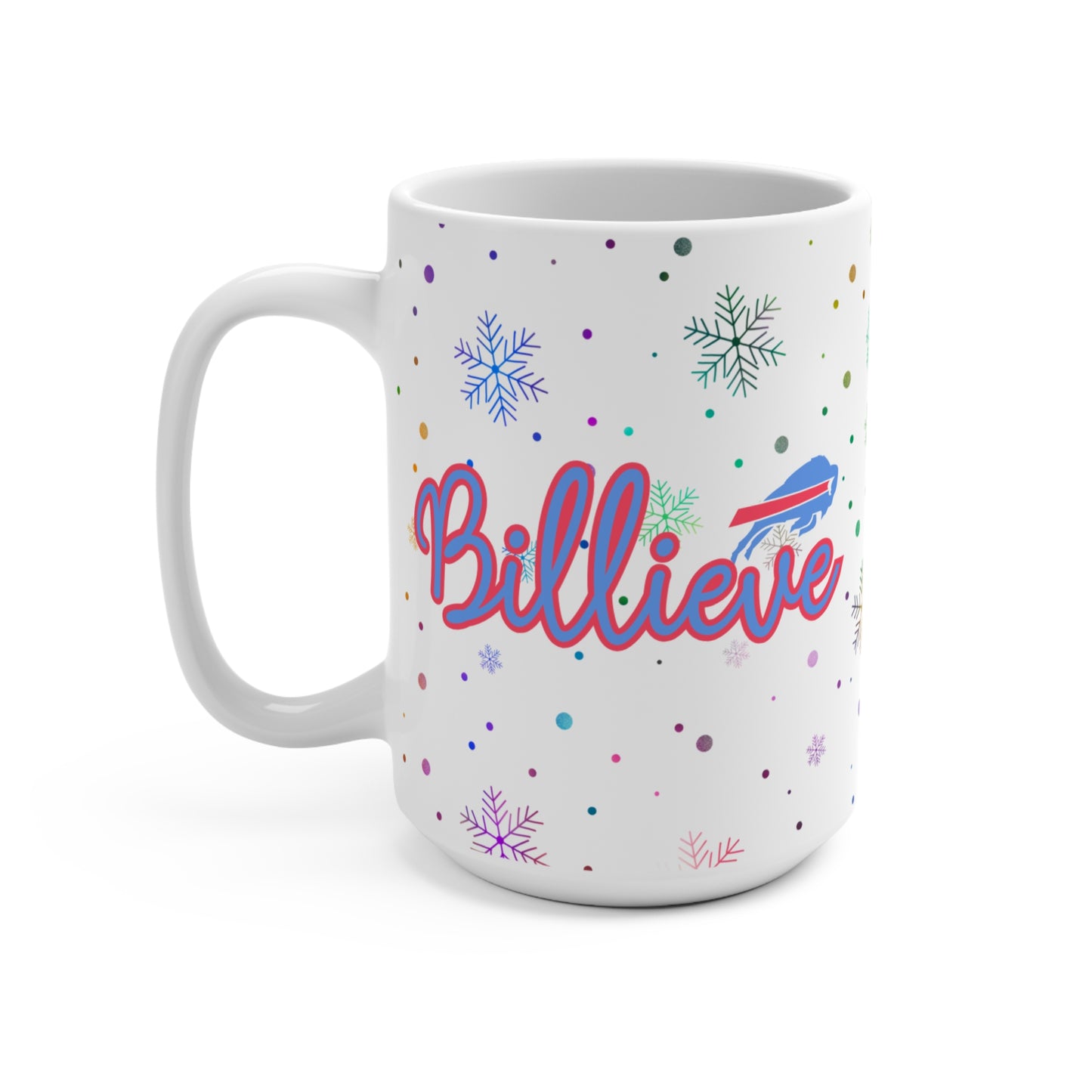 Buffalo Holiday Trees 15oz Mug —  Football Christmas Coffee Cup