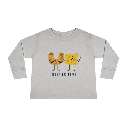 Mac and Cheese Best Friends Toddler Long Sleeve Tee