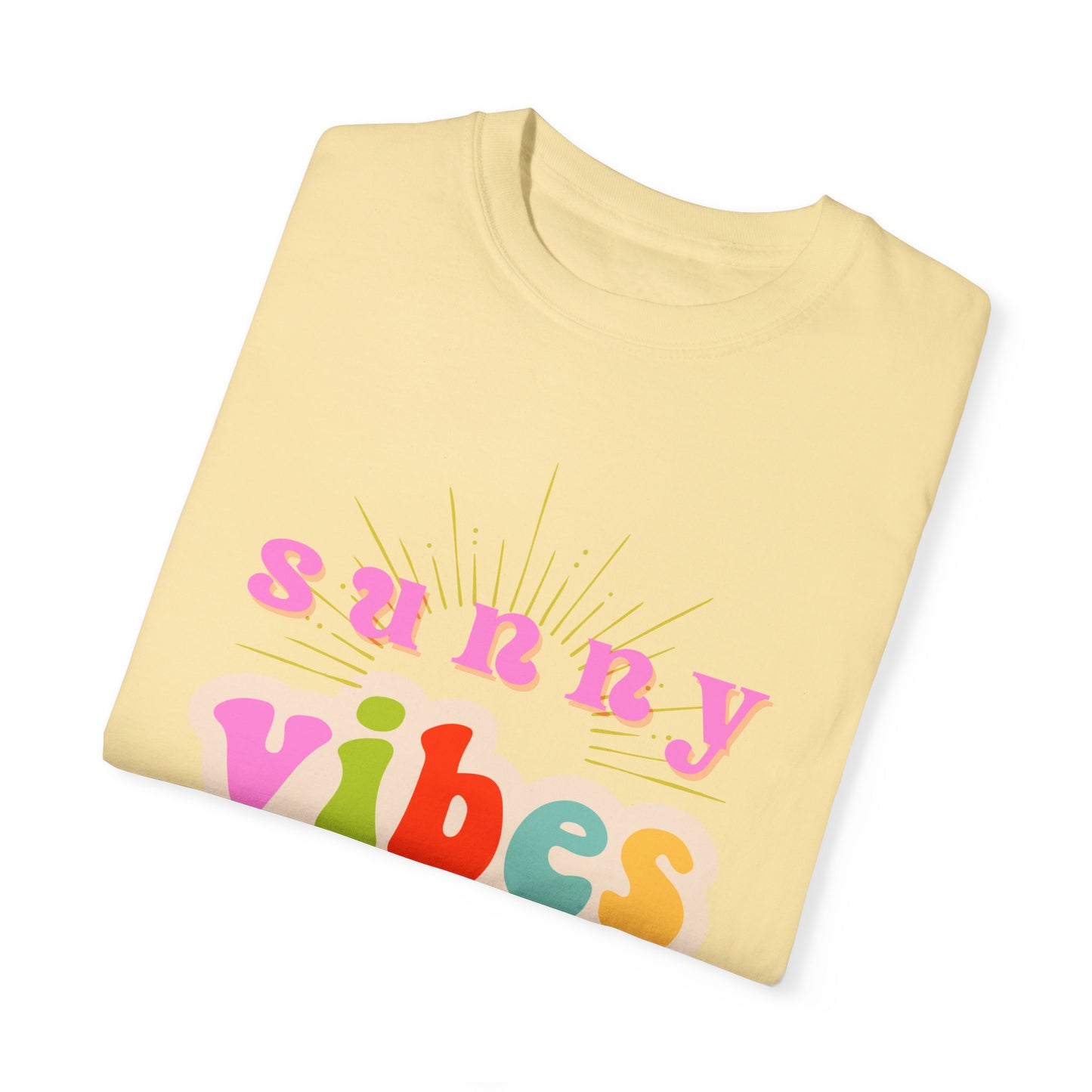 Sunny Vibes Unisex Garment-Dyed T-shirt