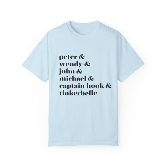 Peter Wendy John Michael Unisex Garment-Dyed T-shirt