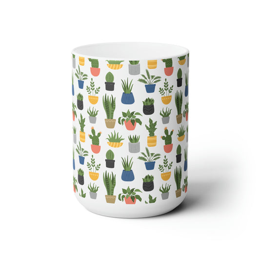House Plants Ceramic Mug 15oz