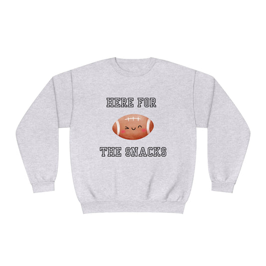 Here For The Snacks Unisex NuBlend® Crewneck Sweatshirt