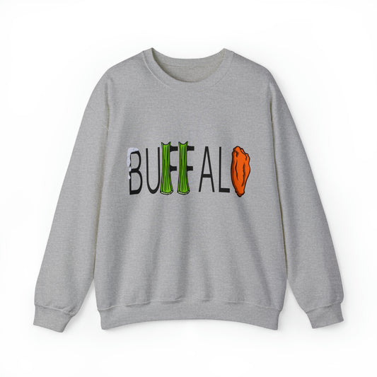 Buffalo Wing and Celery Unisex Heavy Blend™ Crewneck Sweatshirt
