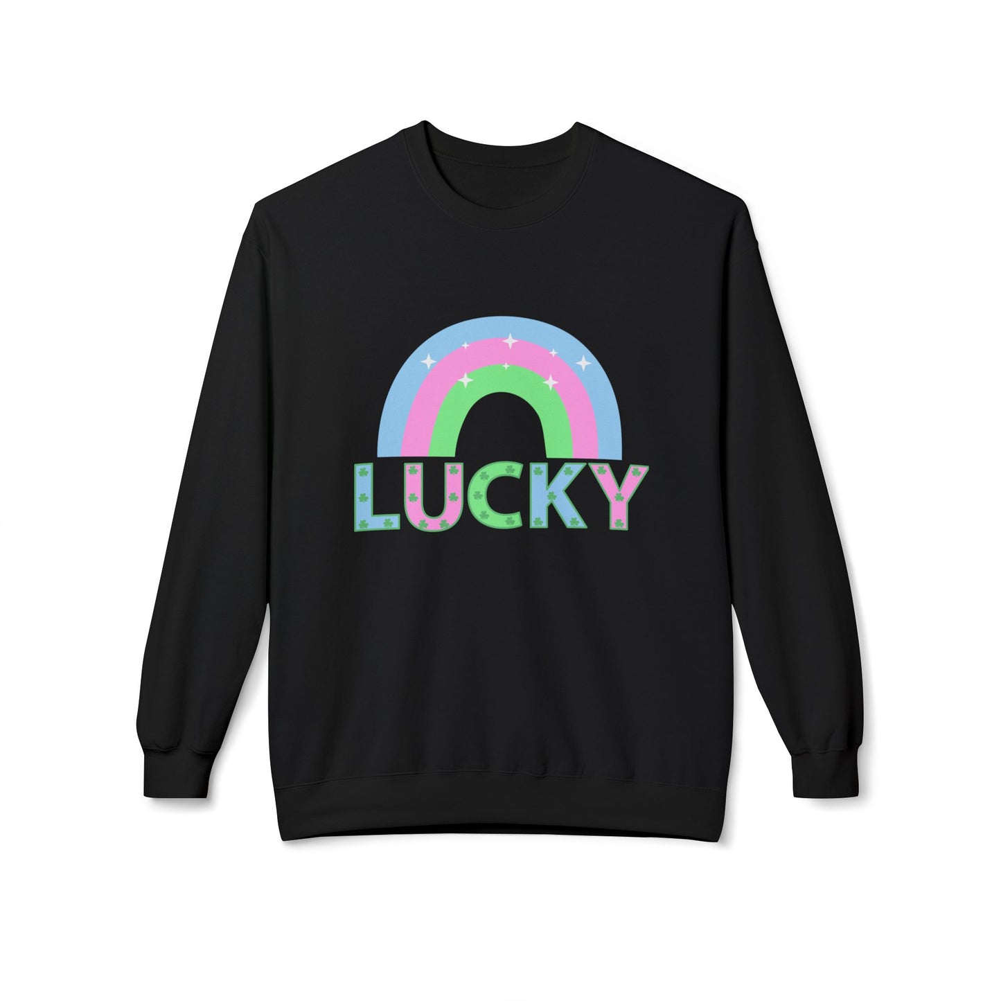 Lucky Unisex Midweight Softstyle Fleece Crewneck Sweatshirt