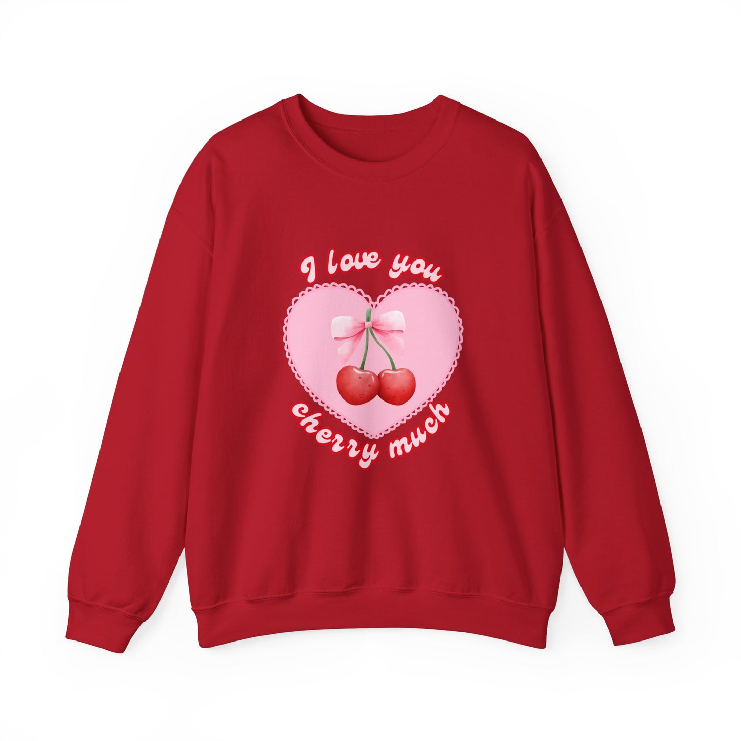 I Love You Cherry Much Unisex Heavy Blend™ Crewneck Sweatshirt