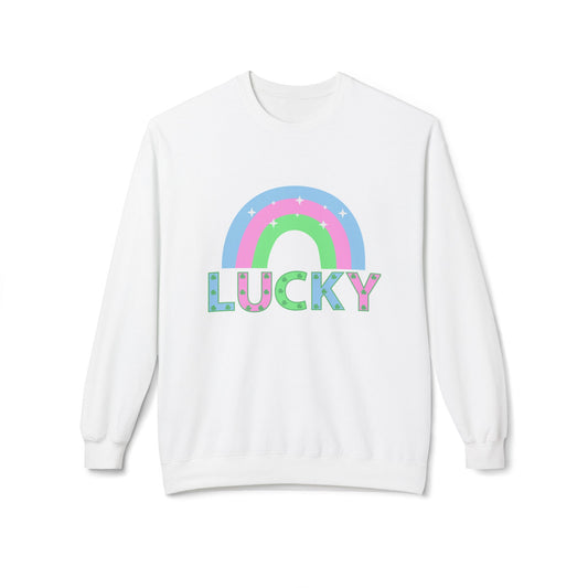 Lucky Unisex Midweight Softstyle Fleece Crewneck Sweatshirt