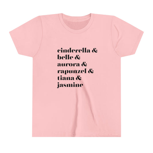 Princesses Youth Short Sleeve Tee