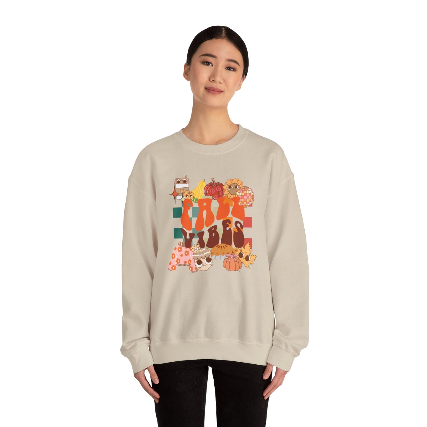 Fall Vibes Unisex Heavy Blend™ Crewneck Sweatshirt