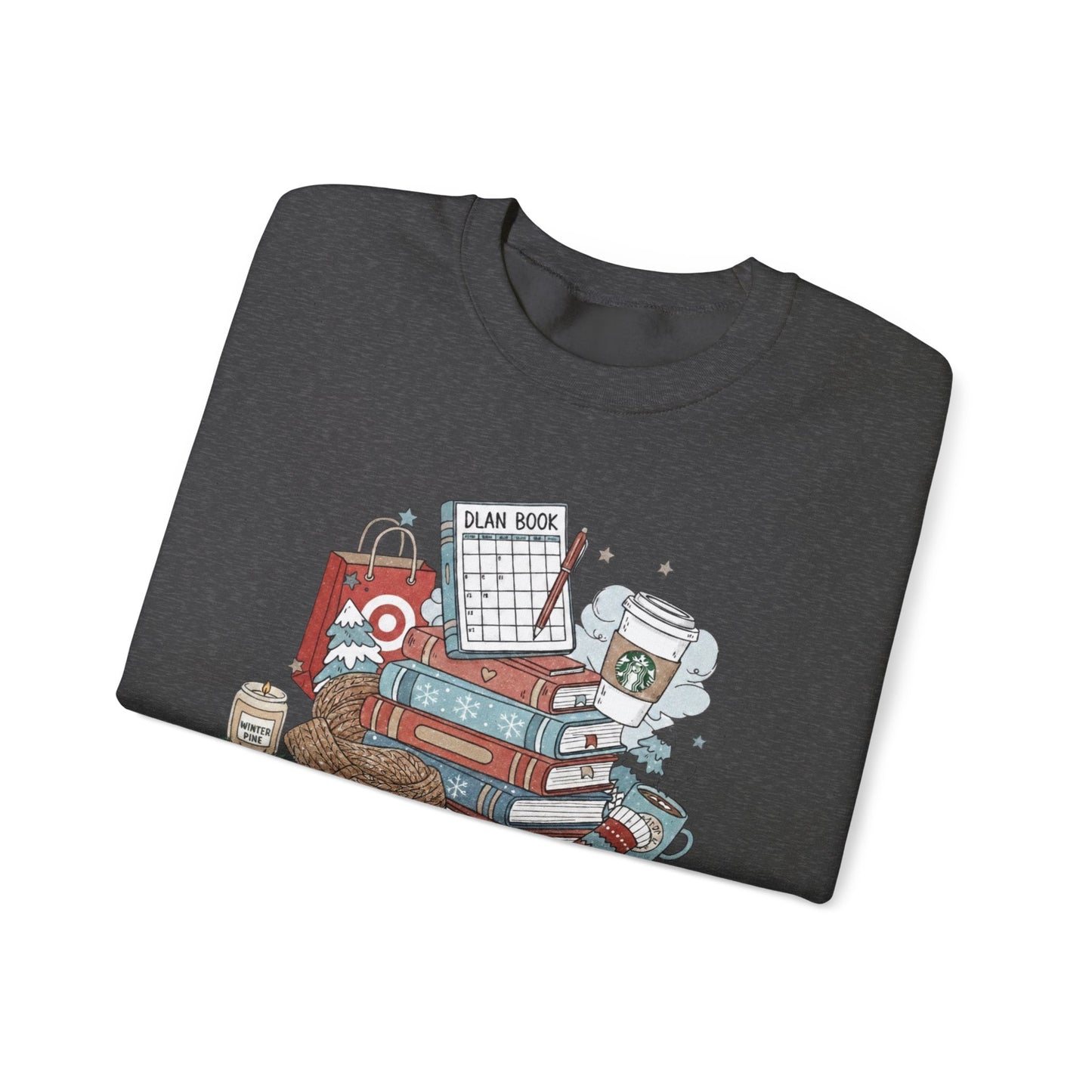 Teacher Crewneck Sweatshirt — Cozy Teacher Vibes Graphic