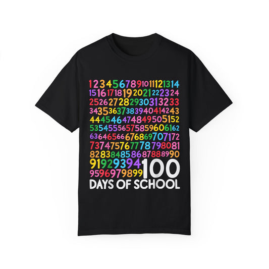100 Days Countdown Unisex Garment-Dyed T-shirt