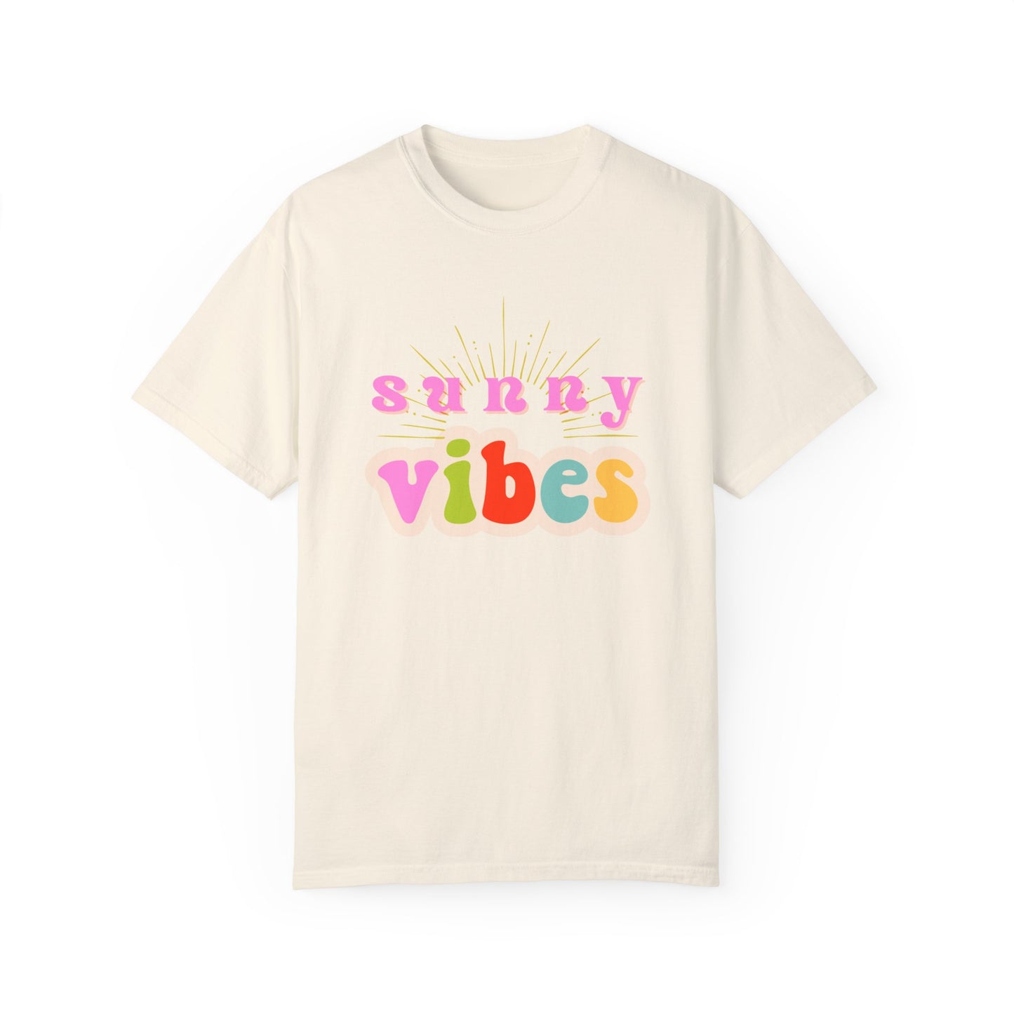 Sunny Vibes Unisex Garment-Dyed T-shirt