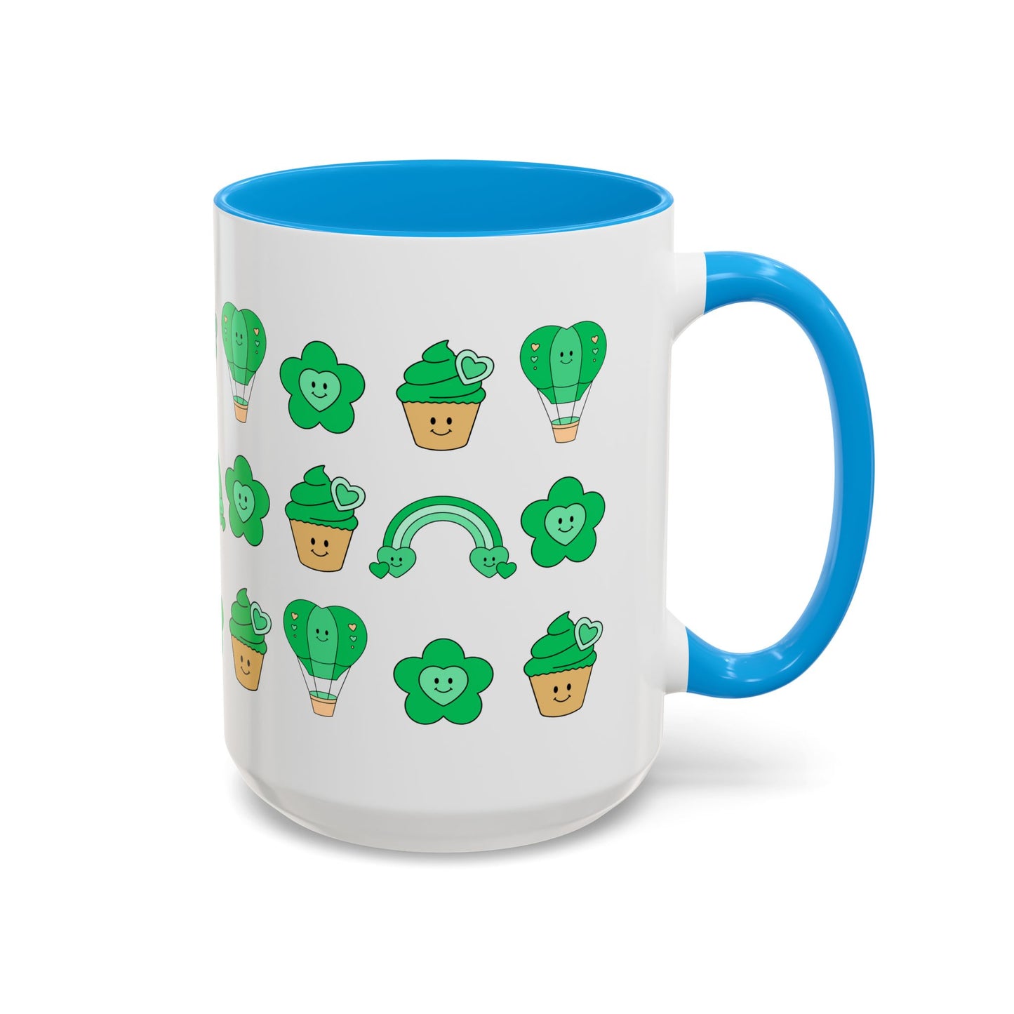 Cutesy St. Patrick's Day Coquette Colorful Mugs (11oz, 15oz)