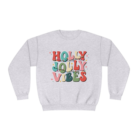 Holly Jolly Vibes Unisex NuBlend® Crewneck Sweatshirt