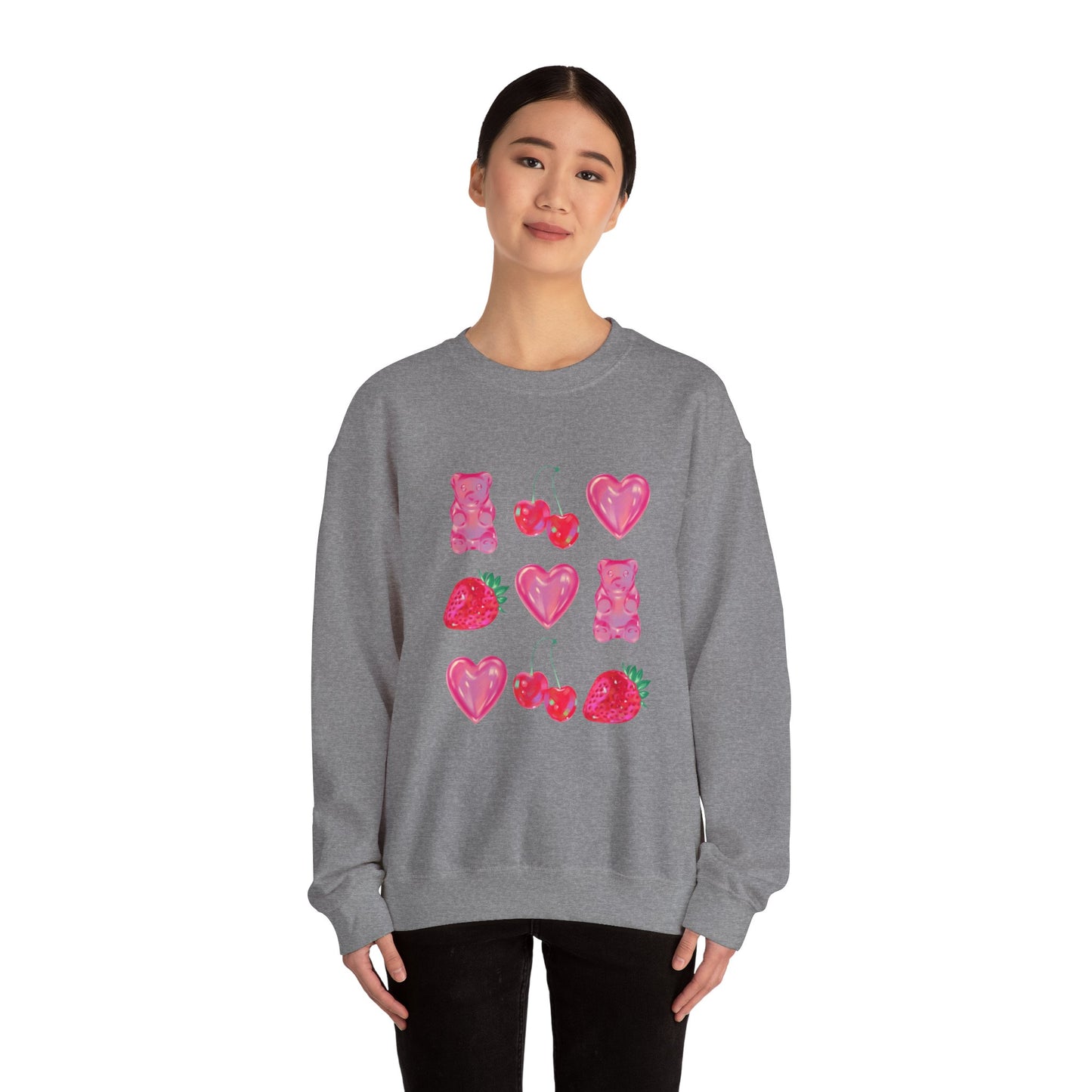 Valentine Coquette Unisex Heavy Blend™ Crewneck Sweatshirt