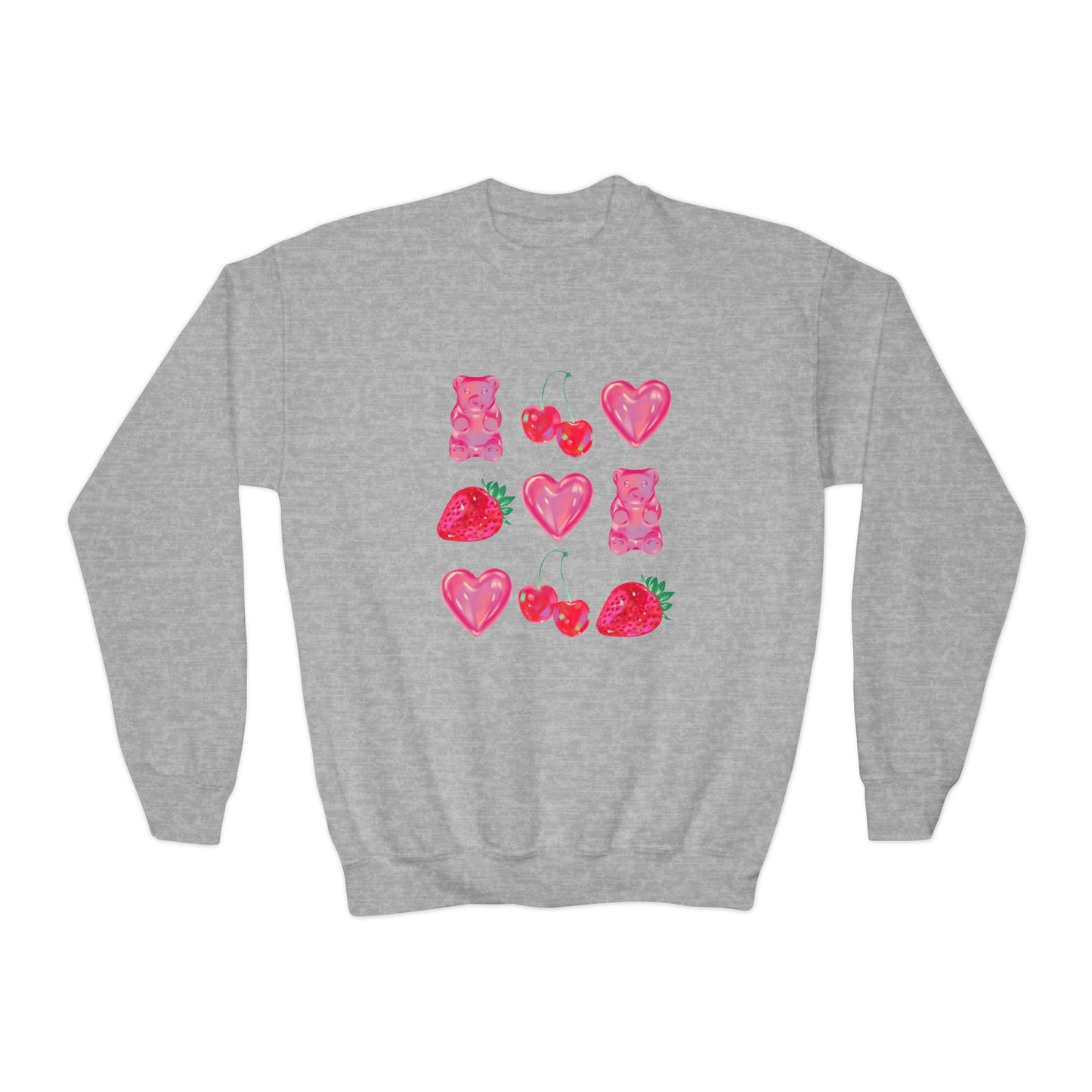 Valentine Coquette Youth Crewneck Sweatshirt