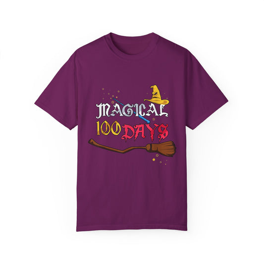 Magical 100 Days Unisex Garment-Dyed T-shirt