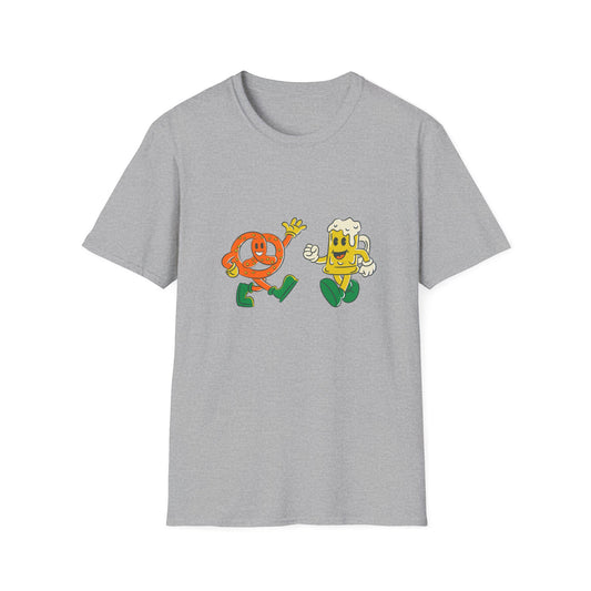 Pretzel and Beer Unisex Softstyle T-Shirt