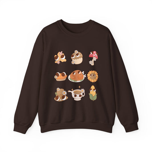 Thanksgiving Icons Unisex Heavy Blend™ Crewneck Sweatshirt