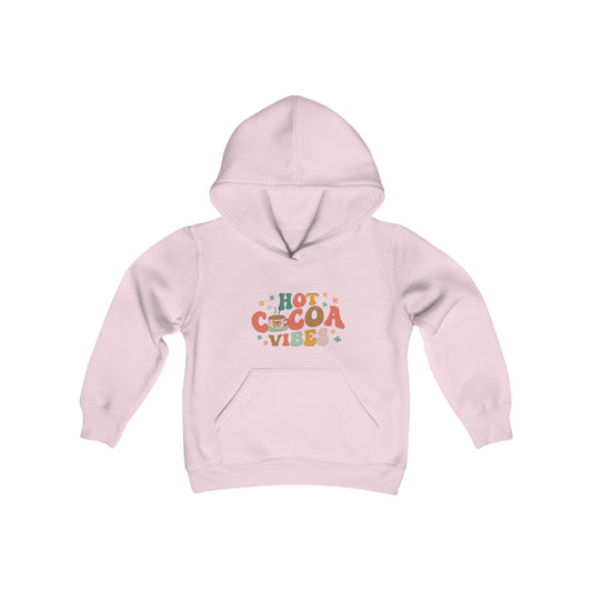 Hot Cocoa Vibes Youth Heavy Blend Hooded Sweatshirt