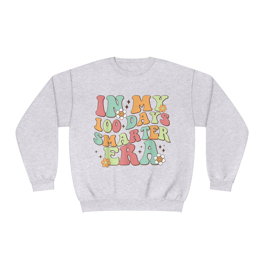 In My 100 Days Smarter Era Unisex NuBlend® Crewneck Sweatshirt