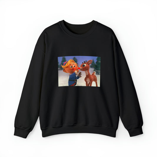 Rudolph and Hermie Unisex Heavy Blend™ Crewneck Sweatshirt