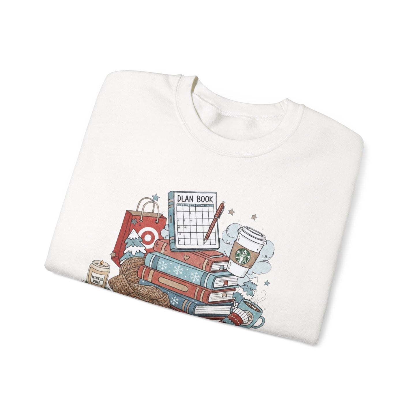 Teacher Crewneck Sweatshirt — Cozy Teacher Vibes Graphic