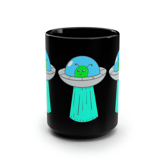 Alien Black Mug, 15oz