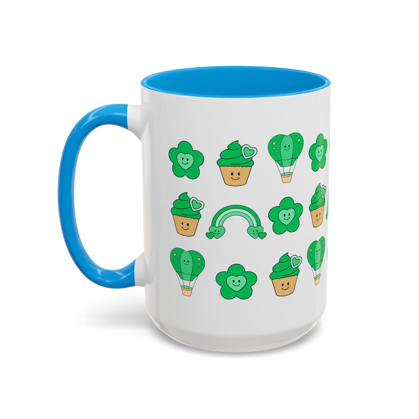 Cutesy St. Patrick's Day Coquette Colorful Mugs (11oz, 15oz)